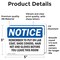 Signmission Remember To Put On Lab Coat Shoe Covers, 5 in W x Rectangle, Vinyl Decal OS-2PACK-NS-D-35-L-18028 - alternate 6
